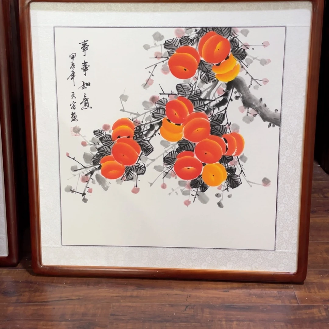 国画带框尺寸63*63厘米