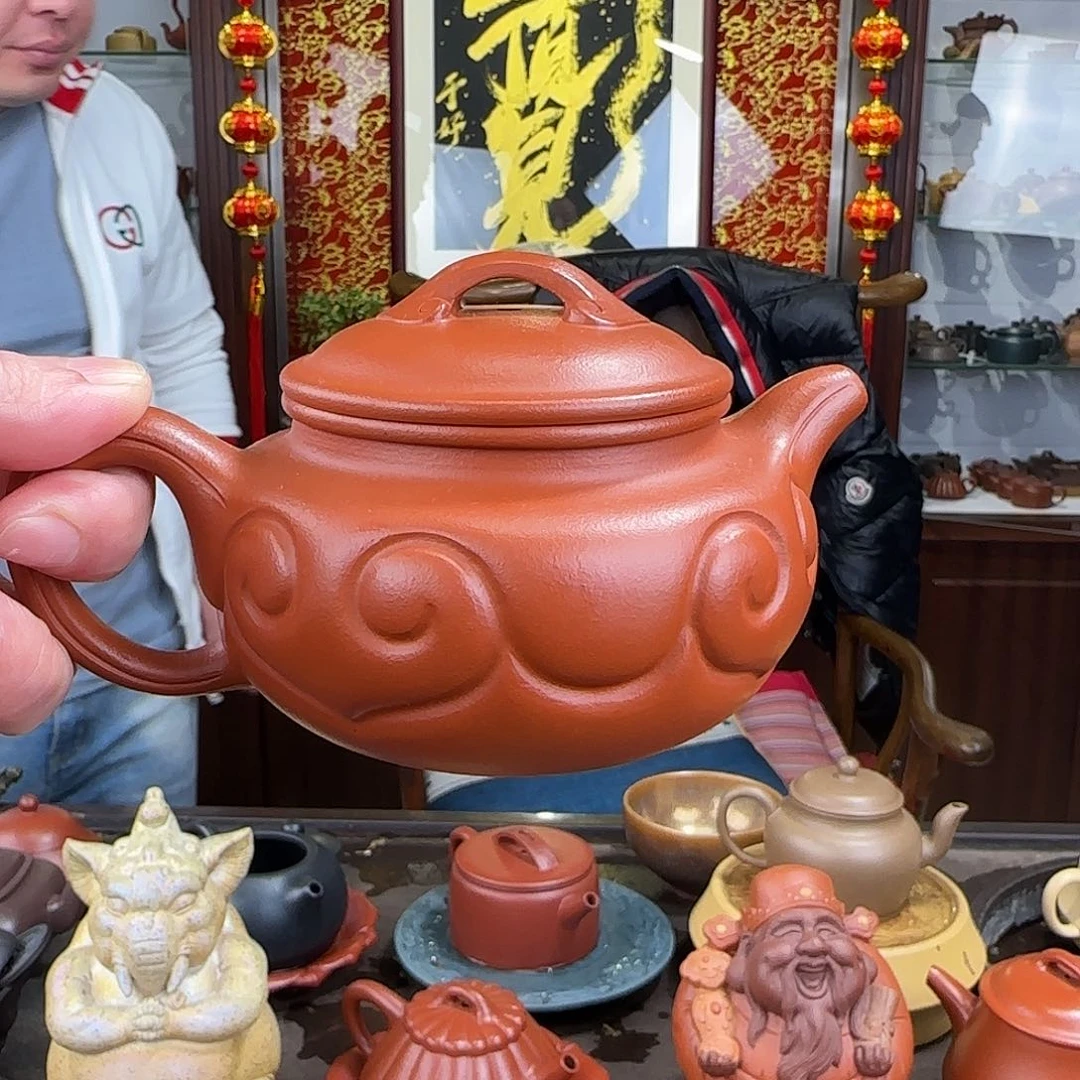 紫砂茶壶仿古如意