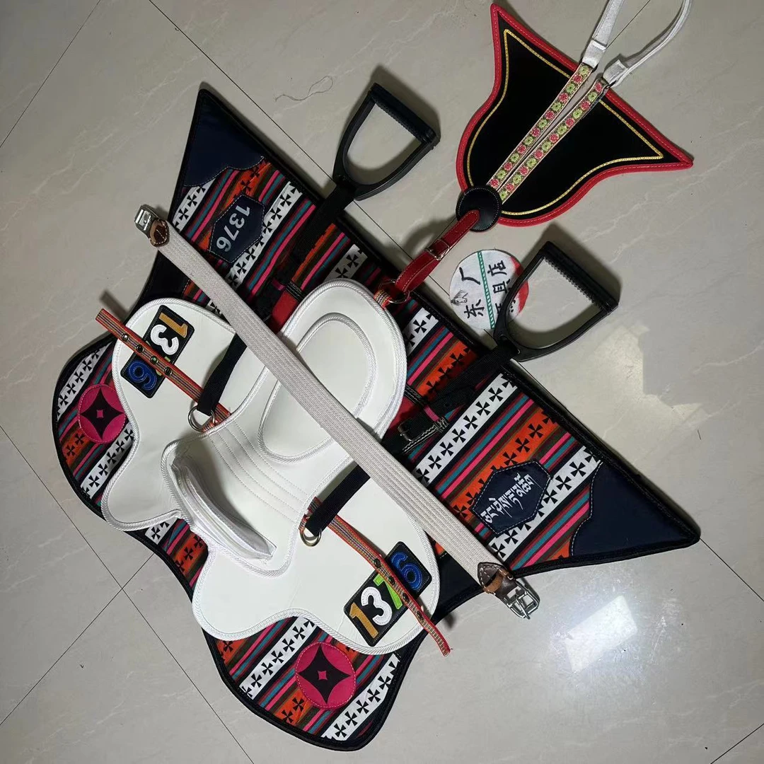 赛马鞍民族风格全套马鞍1376轻便舒适马鞍子全套