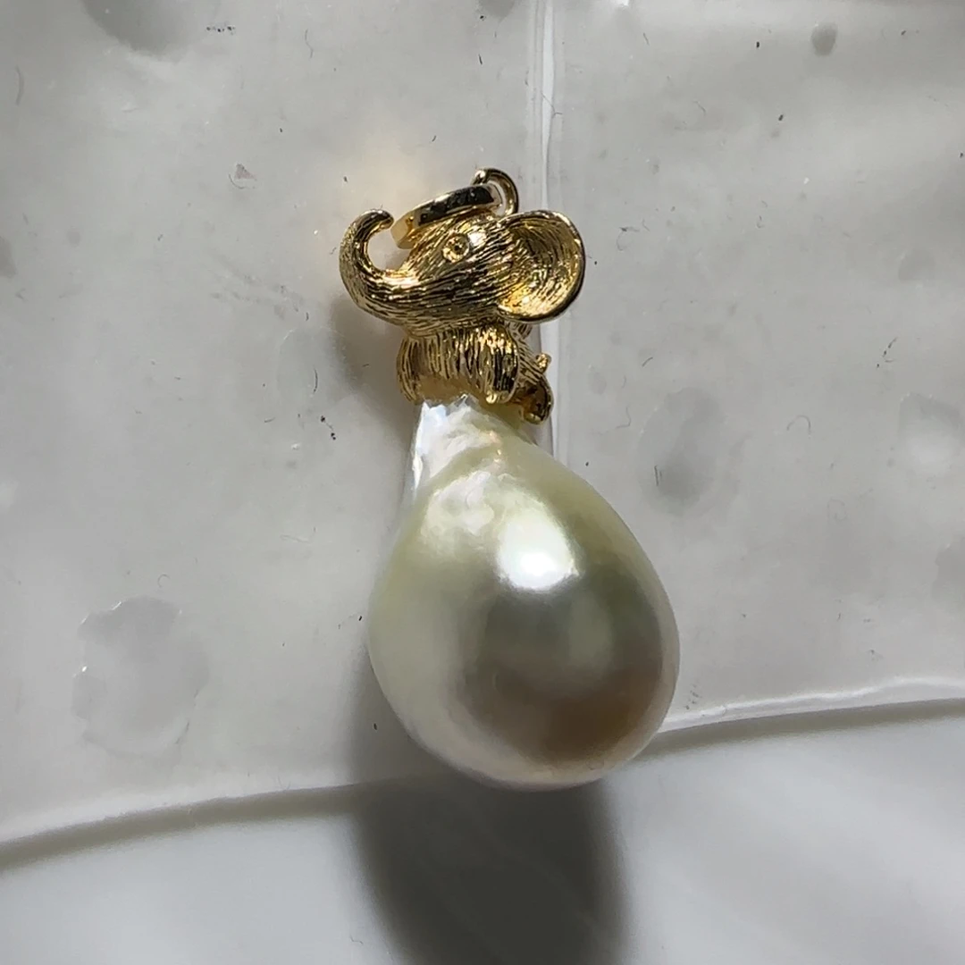 银S925镶嵌海水珍珠颈饰