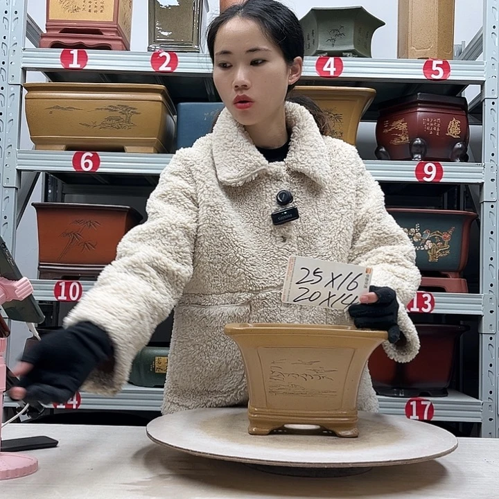 紫砂花盆紫砂花盆