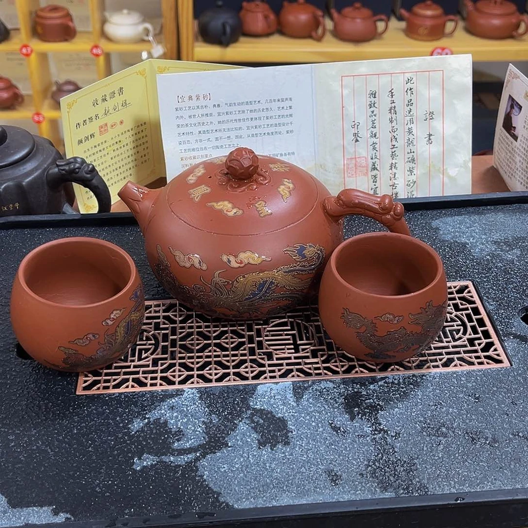 紫砂茶案紫砂壶500cc