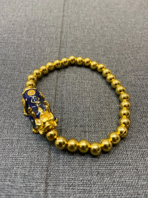 钨金手链 黄色时尚大气简约收藏设计款手链118