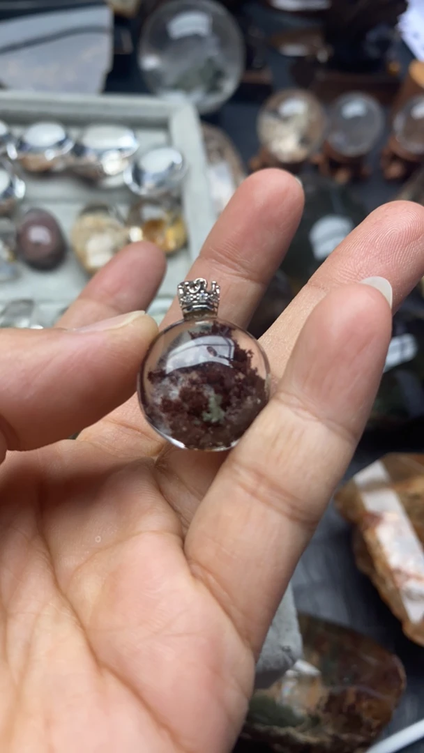 巴西红幽灵小吊坠