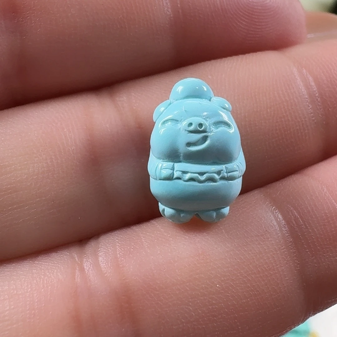 绿松石未镶嵌颈饰