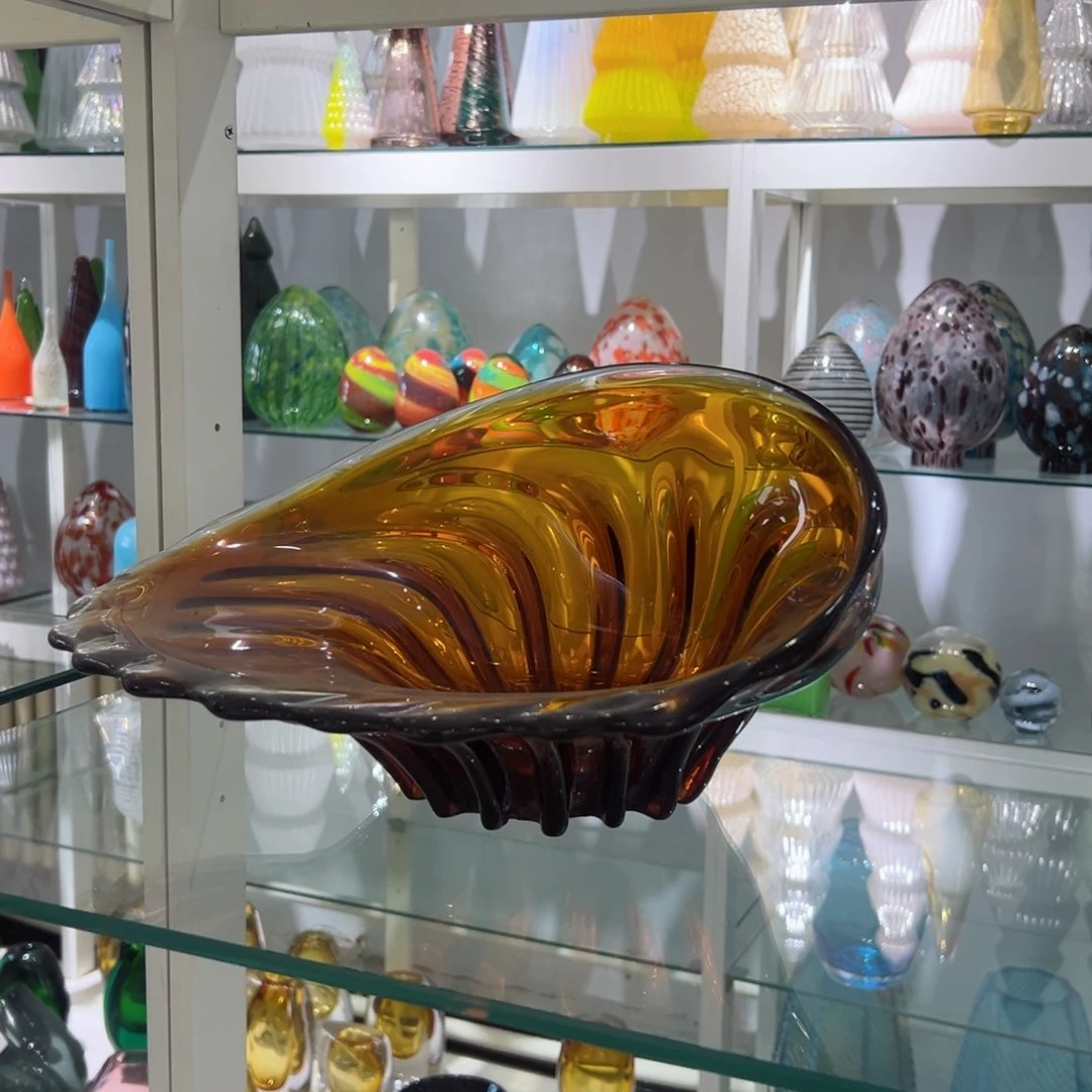 长 45 轻奢琉璃花器福利正常手工痕迹