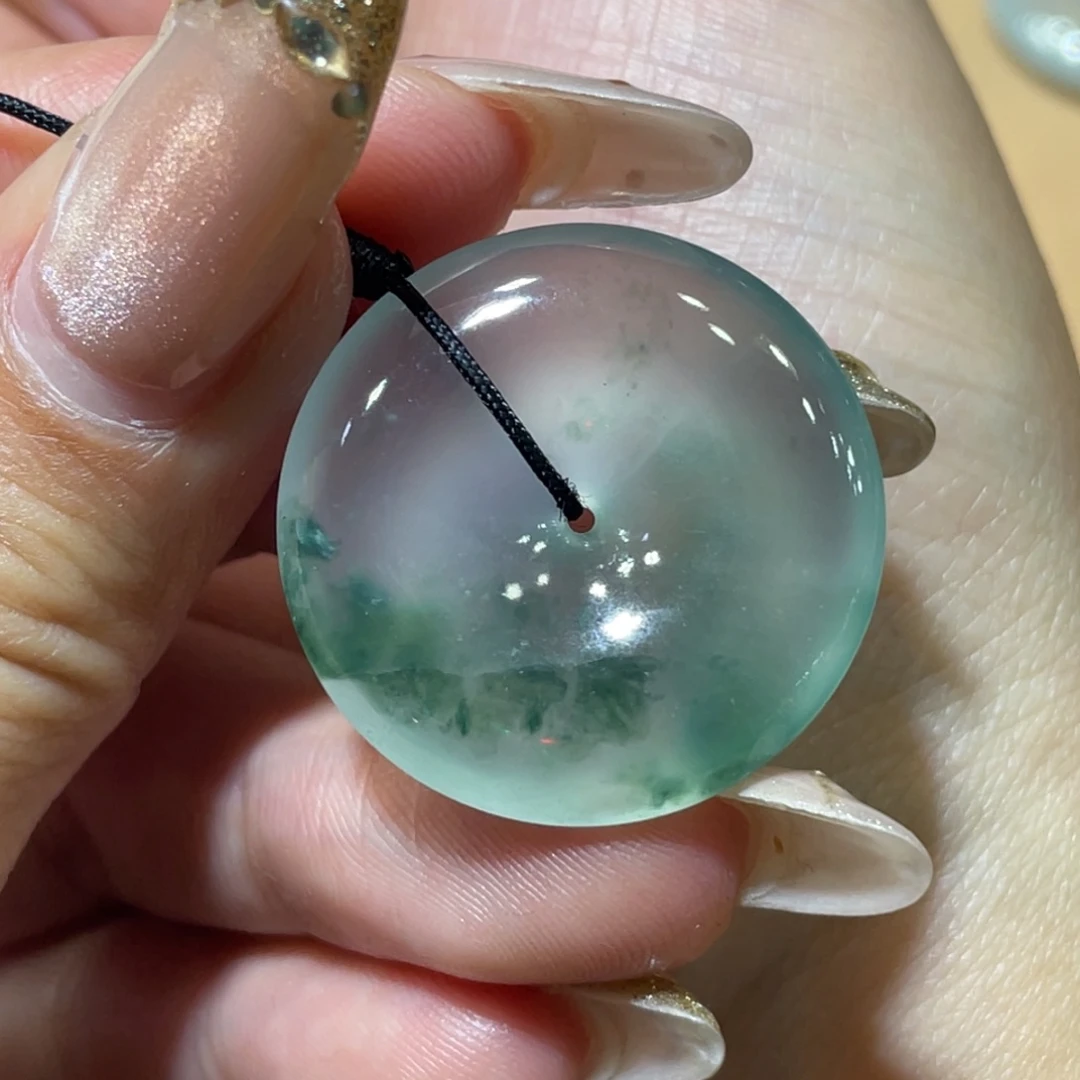 颈饰未镶嵌翡翠扣子