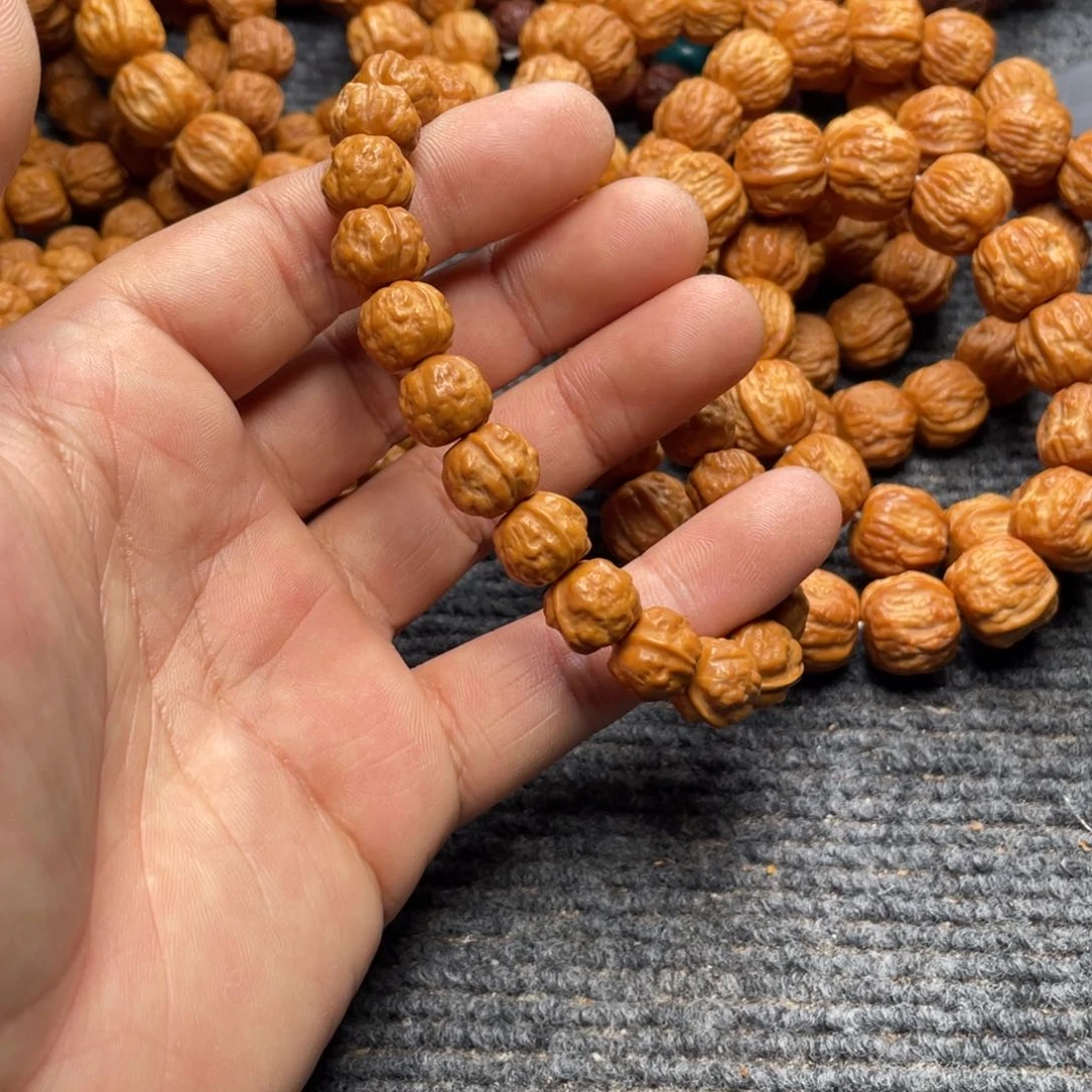 猴头核桃手串田*狗蟾宗手串尺寸11+
