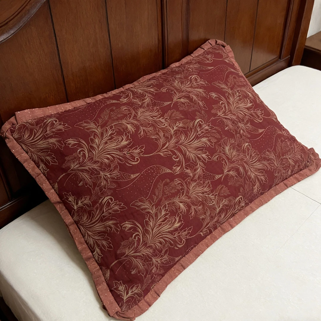 【布拉】高端复古风新奢枕套柔软亲肤52*78一对两个