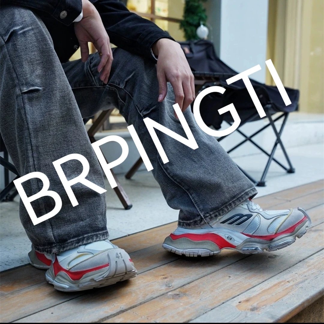 莆田鞋男女巴黎cargo走秀款5XL同款老爹鞋厚底增高休闲运动鞋