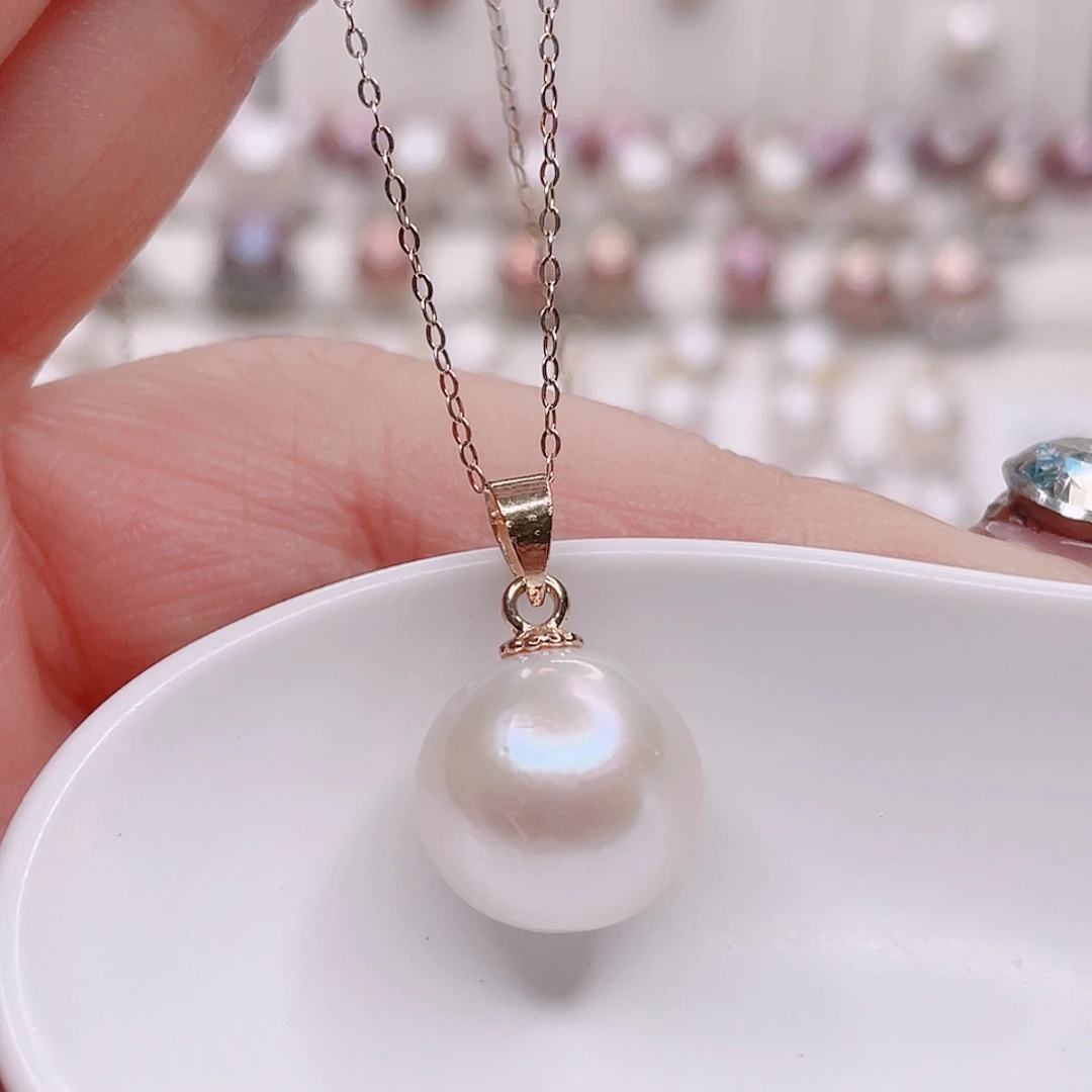 合金淡水珍珠吊坠(赠链)