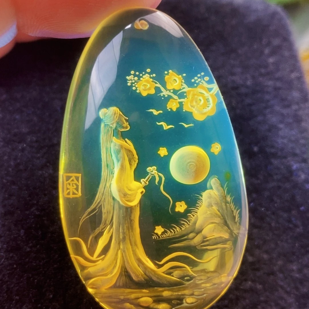 【闪购商品】金珀吊坠(不含链)未镶嵌