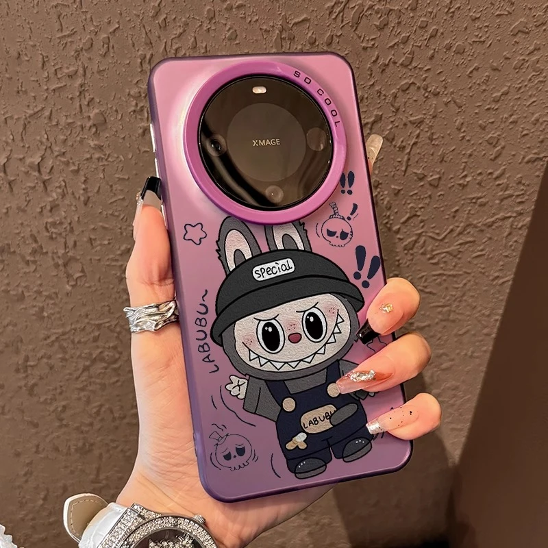 油画拉布布适用华为mate70pro+手机壳puar70磨砂mt60保护套40轻薄
