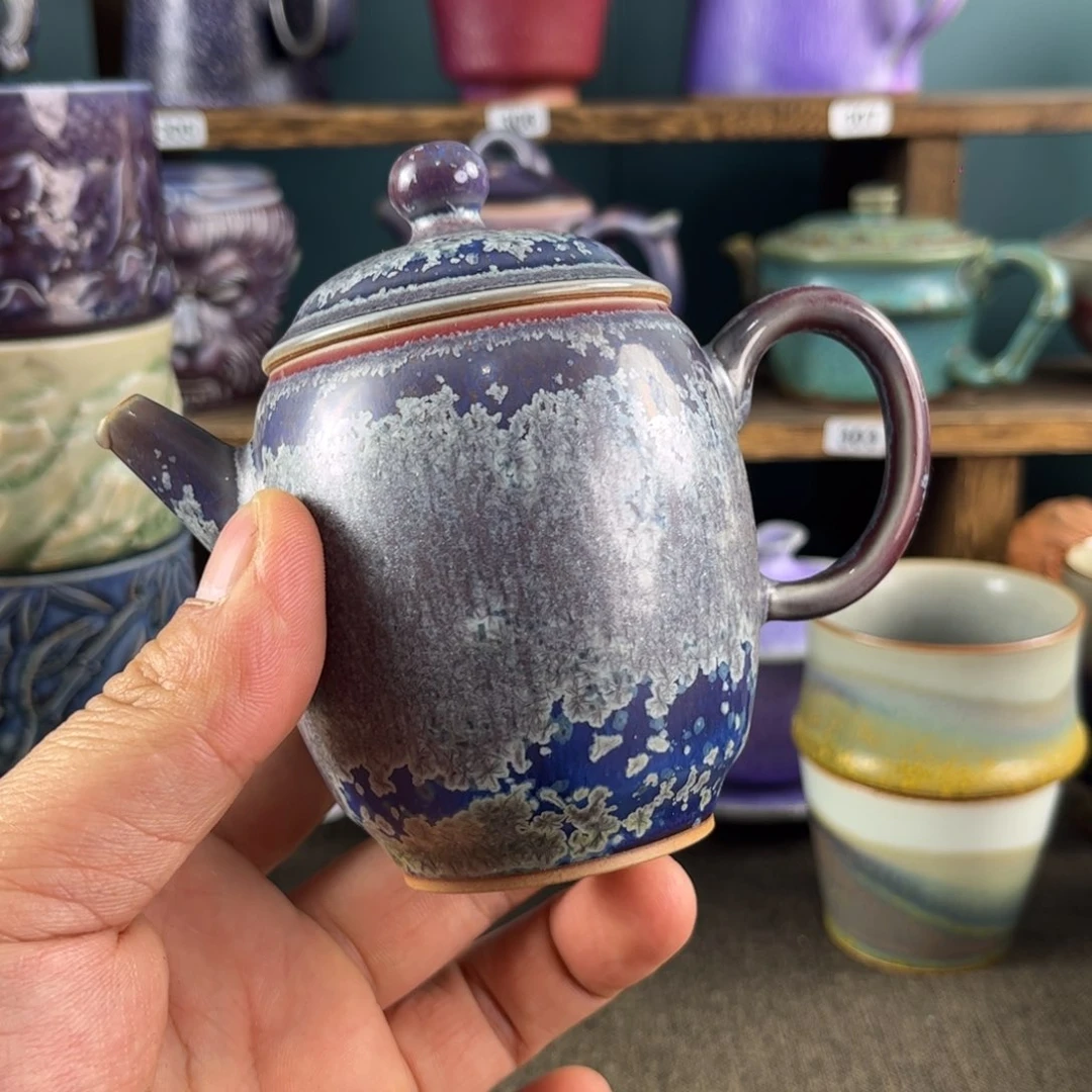 壶熠***球神后钧瓷艺术作品