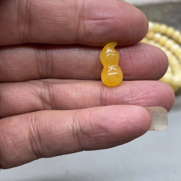 琥珀未镶嵌裸石葫芦