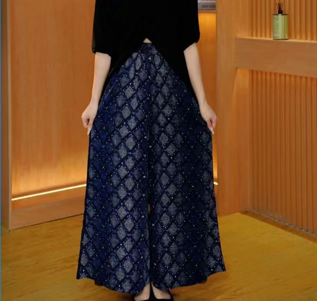 160/夏季新款裤子时尚减龄百搭高级宽松显瘦阔腿休闲裤