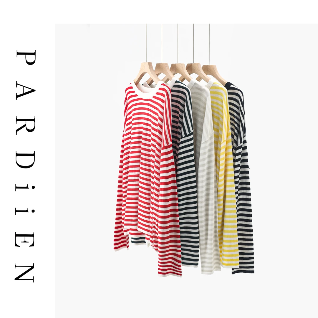 【北总严选】帕迪恩条纹长袖圆领衫QC-T780A