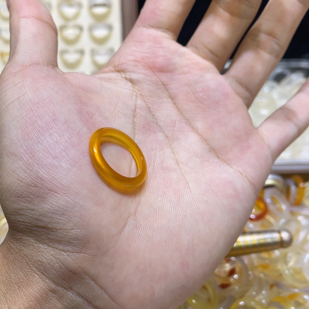 玛瑙/玉髓合金戒指6号港16