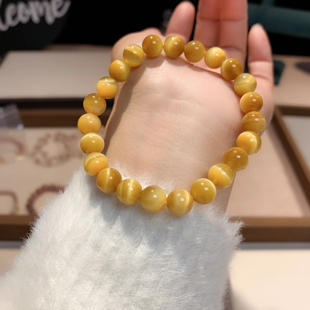 【时空】8咪金虎眼石时尚手串