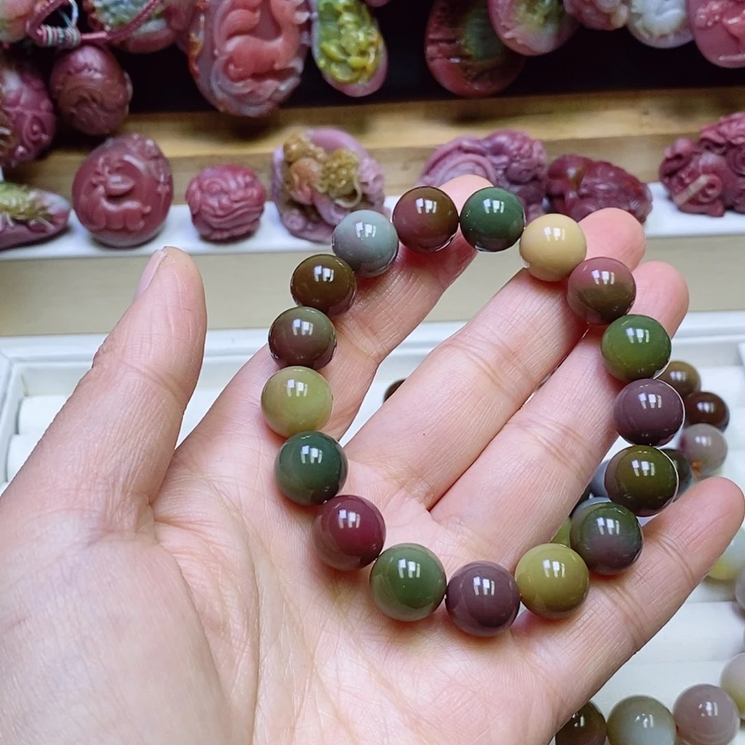 玛瑙/玉髓盐源玛瑙手链未镶嵌