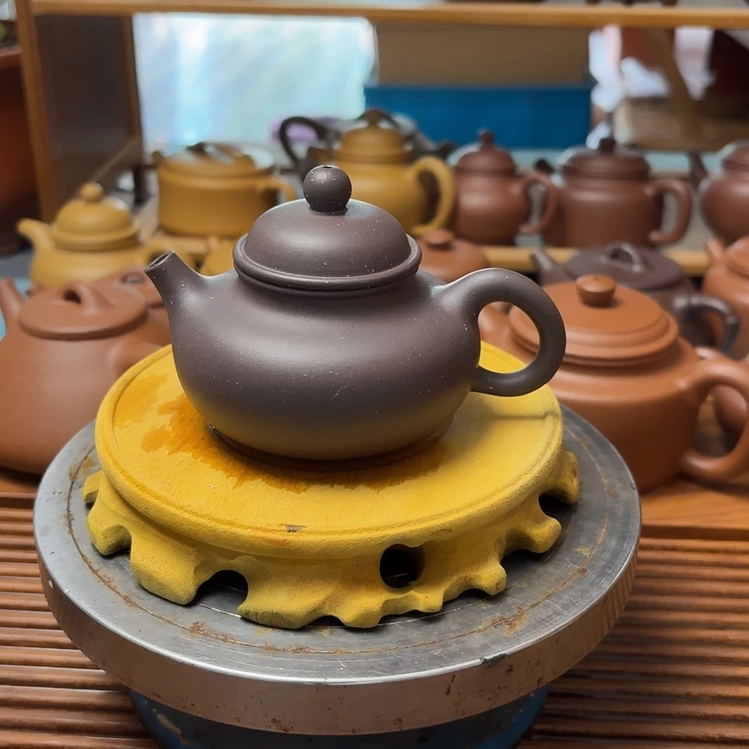 茶壶紫砂半手工制作