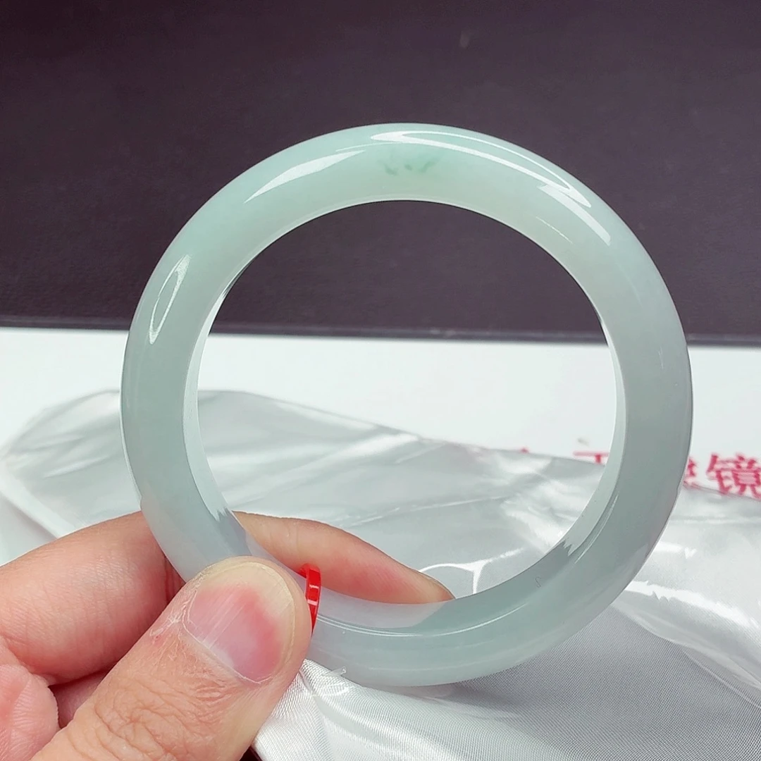 翡翠未镶嵌手镯58.7圈口