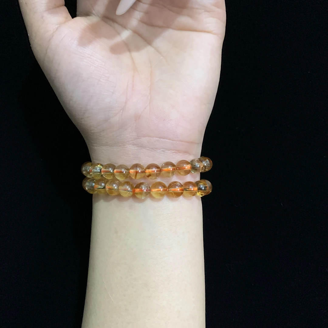 毕业净体黄塔晶手串6.8-7.1+Z5002多样性发其一