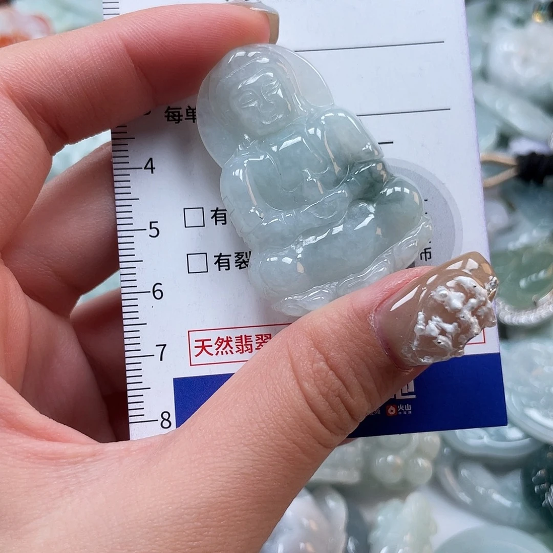 翡翠未镶嵌颈饰916