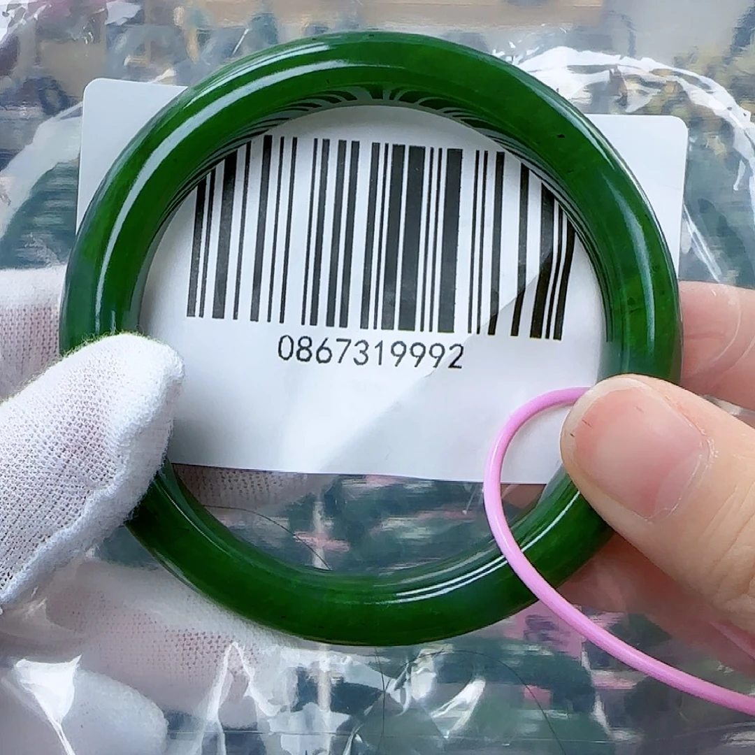 和田玉（碧玉）手镯未镶嵌5859