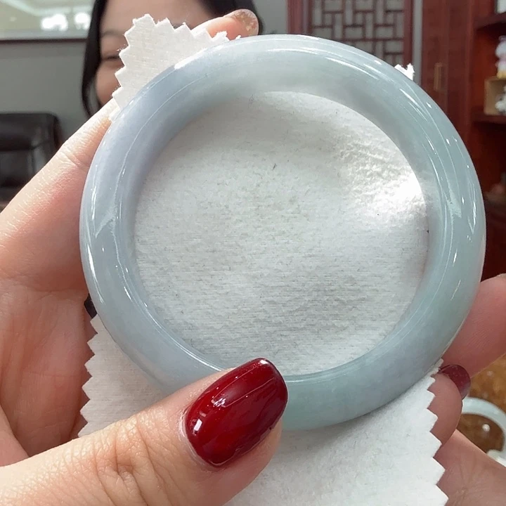 翡翠未镶嵌手镯55.5手镯