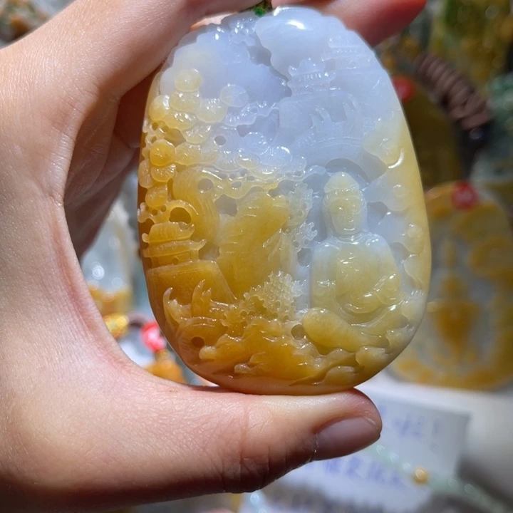 吊坠(不含链)未镶嵌翡翠