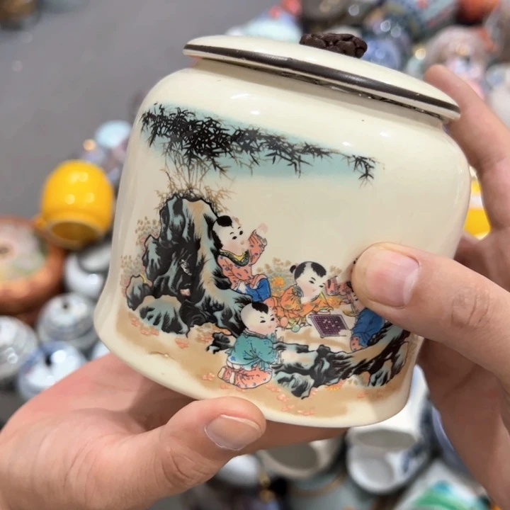 瑕疵福利品陶瓷茶叶罐
