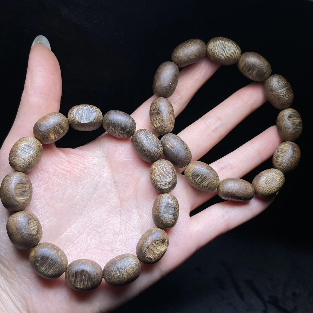 沉香【老胡严选】30 G52545-沉香单圈手串-多样性发其一-9mm