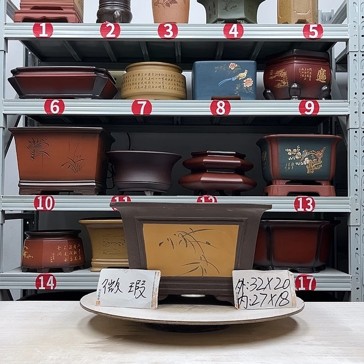 紫砂花盆紫砂花盆