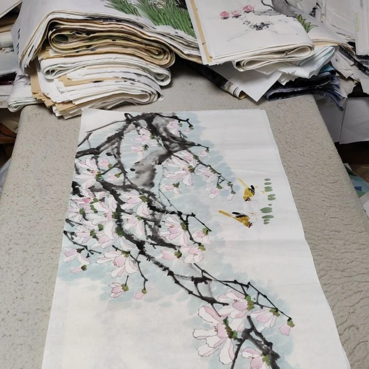 神***昕国画国画花鸟花鸟国画