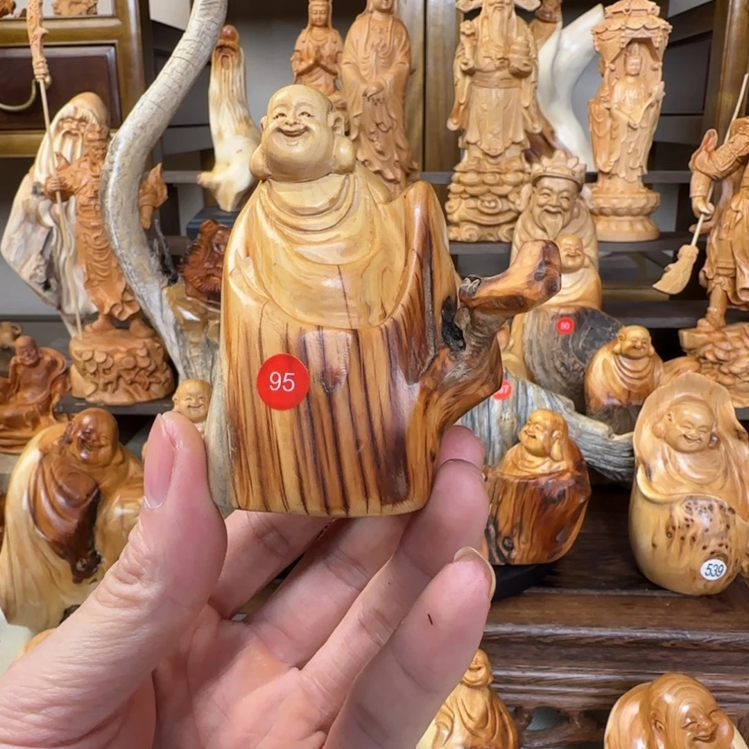 崖柏小木匠艺雕一物一拍