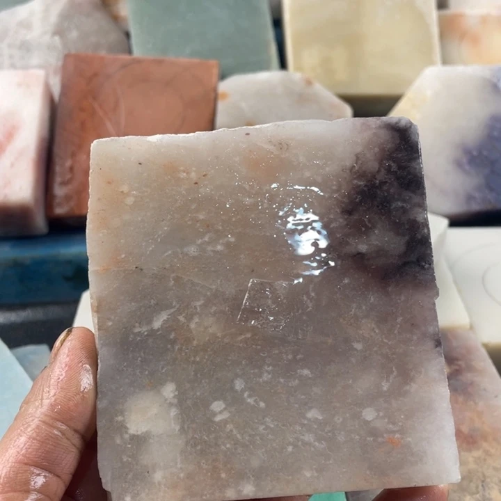 石英质玉未镶嵌定制冰飘紫薰衣草