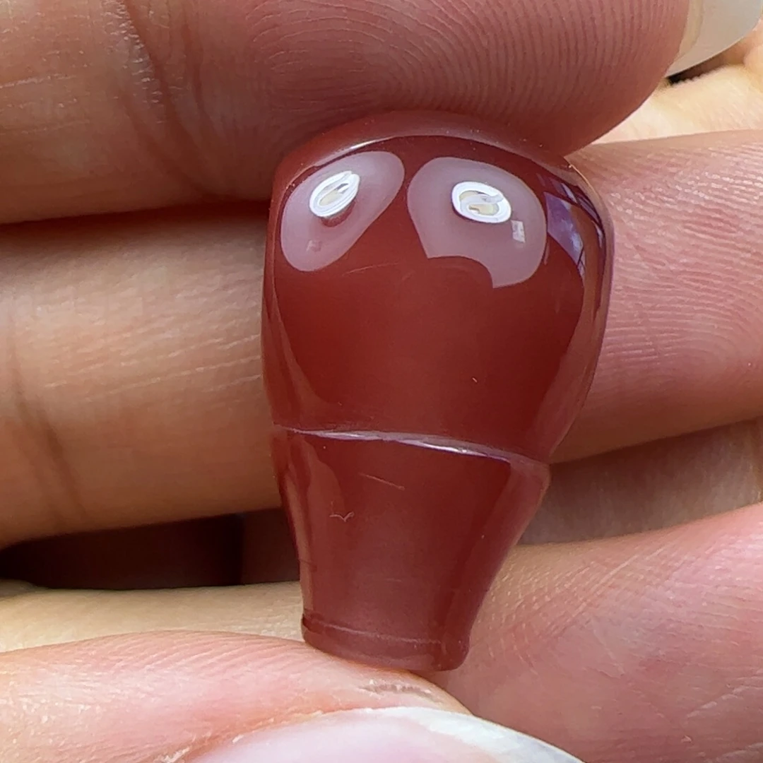 南红玛瑙三通未镶嵌