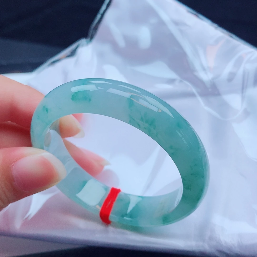 翡翠手镯未镶嵌天然缅甸翡翠A货手镯