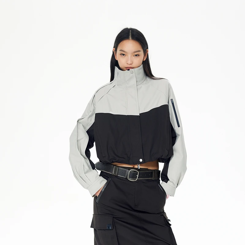 REVAN芮范冬季运动撞色真两件羽绒服RL90501454