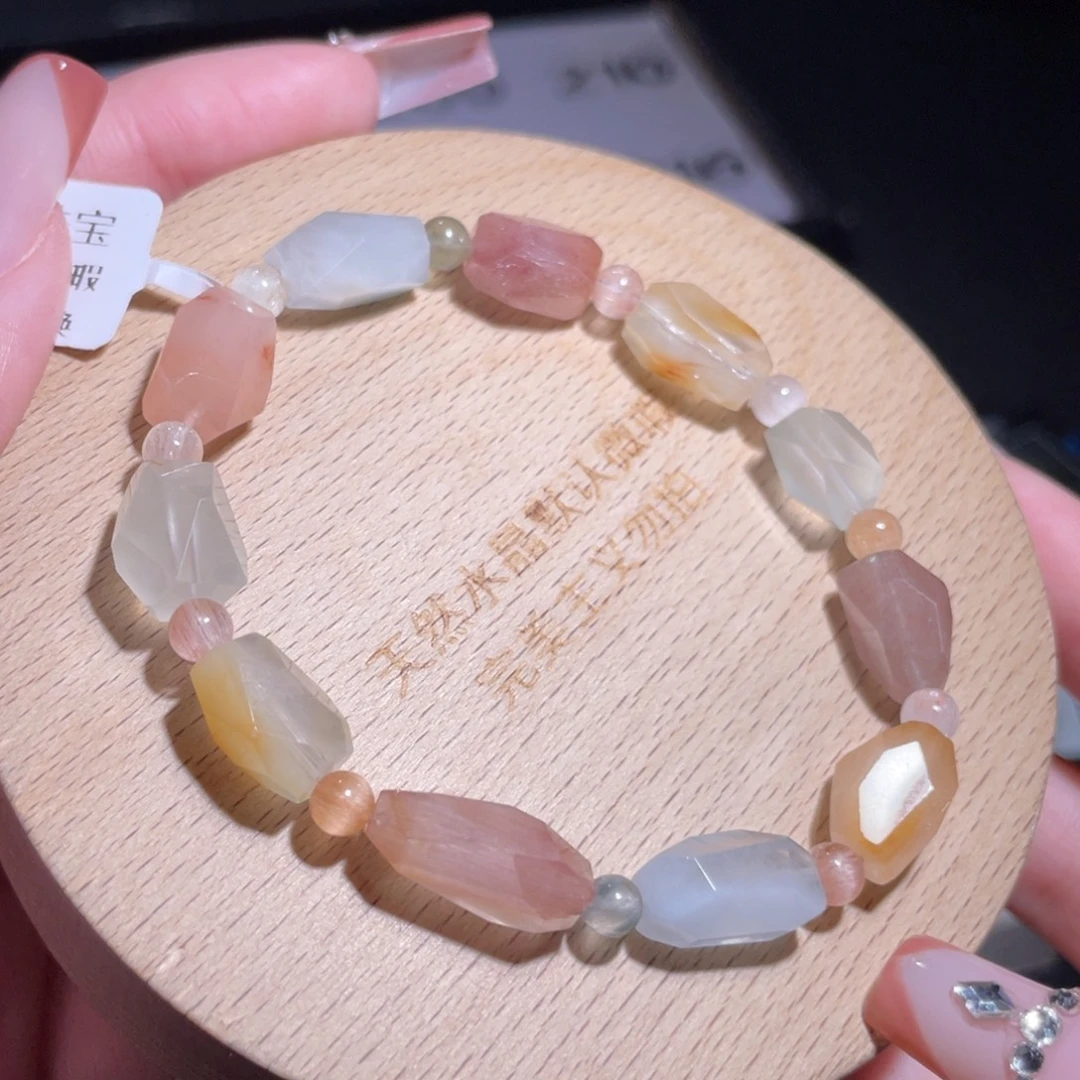 未镶嵌手链水晶207号多样性发一Q mm+