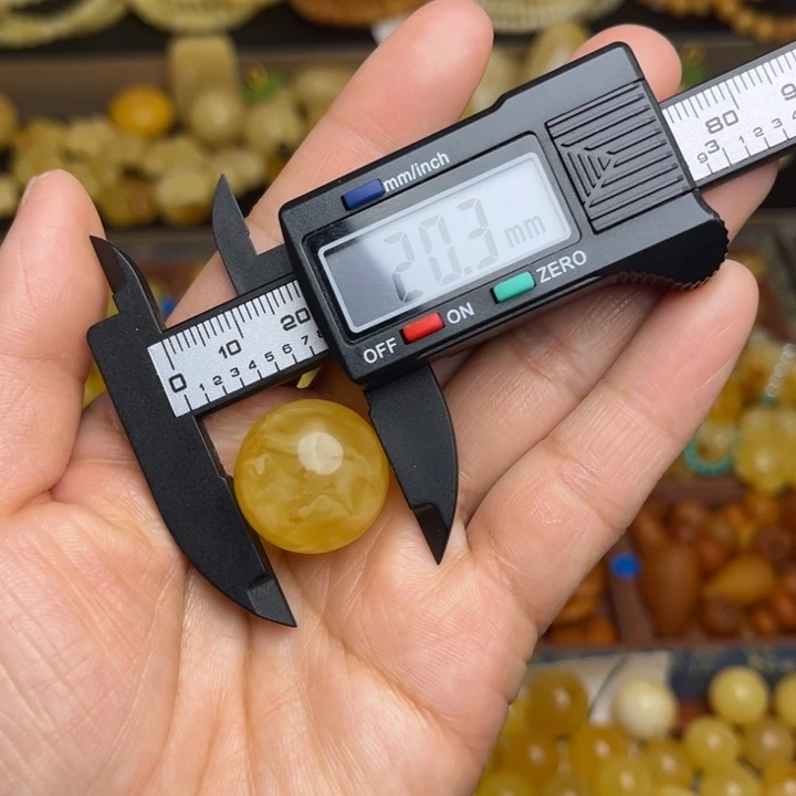 蜜蜡未镶嵌珠宝奇石天然蜜蜡微瑕散珠一粒188