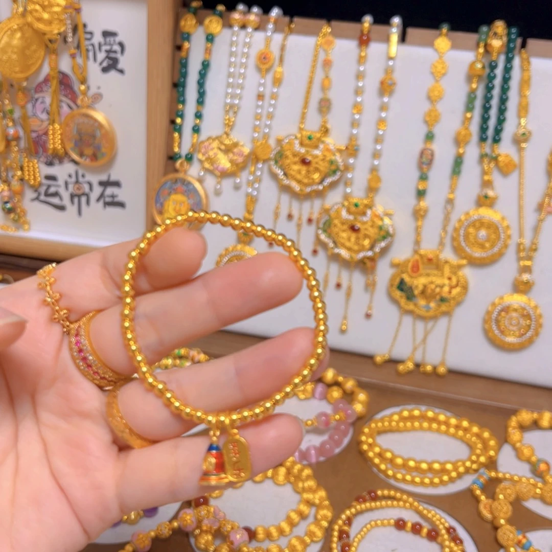 珐琅合金4mm亮面珠