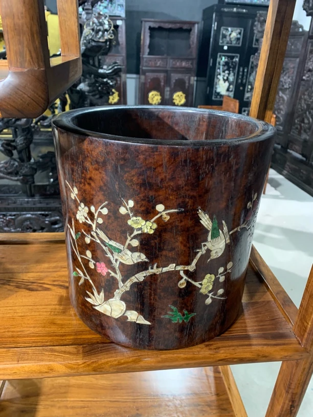 手工艺非遗 大笔筒