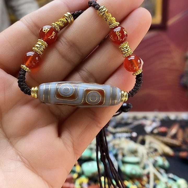 玛瑙/玉髓合金颈饰