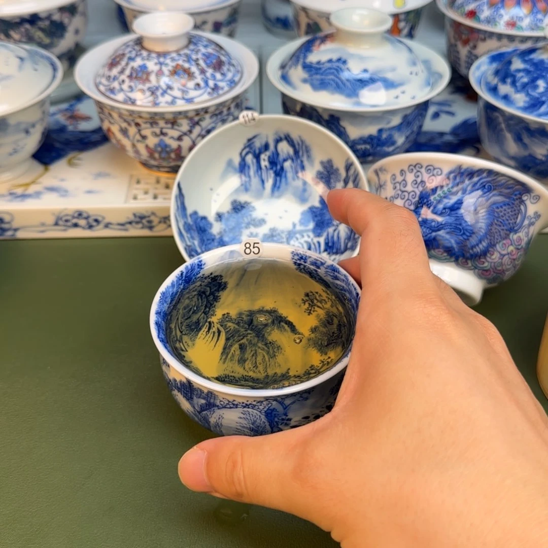 彦祖纯手工手绘茶具85