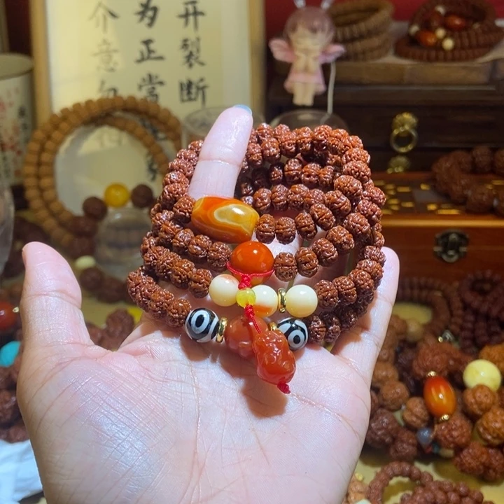 吊坠金刚菩提86玉化108原创