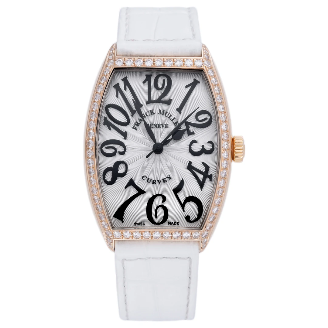 99新 Franck Muller/法兰克穆勒 5850玫瑰金原钻/机械/WHT026793