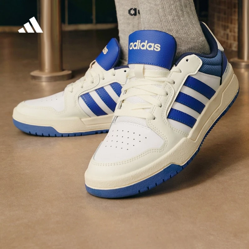 阿迪达斯官方男女款欧若风少年感复古篮球鞋adidas ENTRAP HR1931