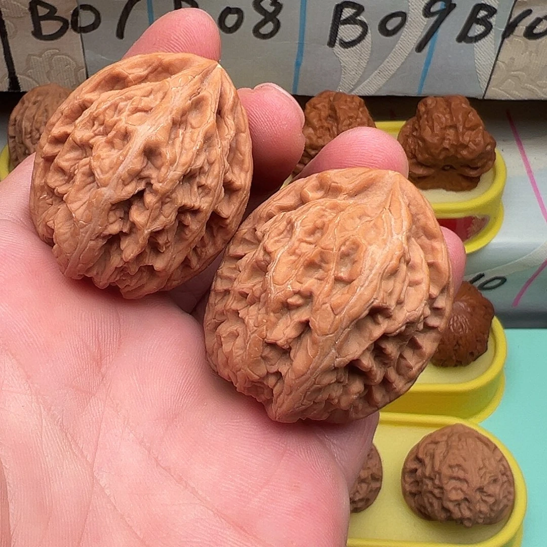 吊坠文玩核桃红锦鲤38差尺